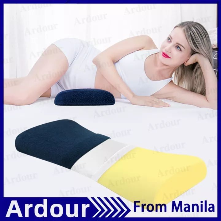 Lumbar Pillow for Sleeping Back Pain - Support the Lower Back in