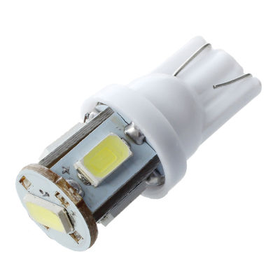 10 x Bulbs T10 5 LED 5630 SMD light white Low consumption for car