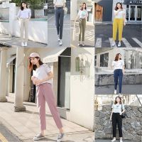 【READY STOCKS】 9 Color New Fashion Women Trousers Female Cotton Loose Casual Pants Plus Size Linen Long Trousers