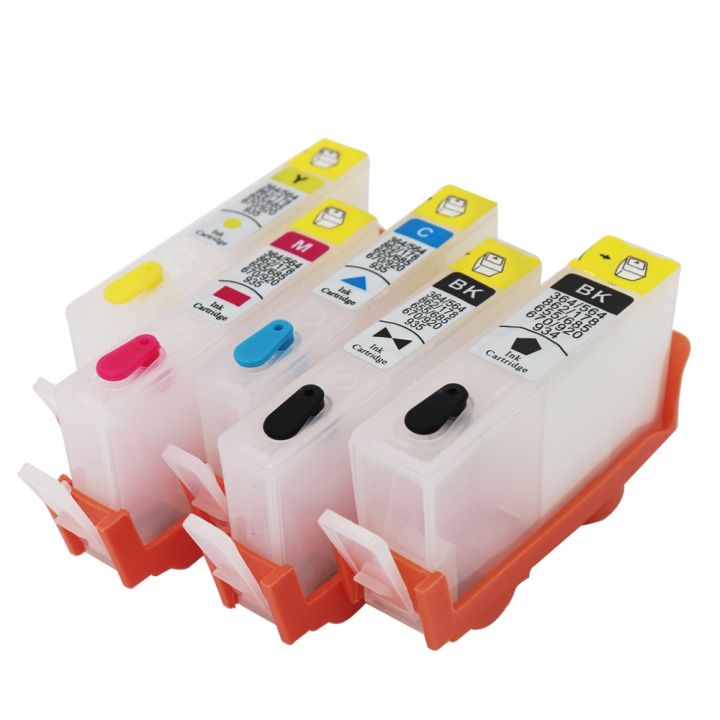 5pcs-refillable-cartridge-for-hp564-ink-cartridge-with-chip-for-hp-564-photosmartplus-b209a-b210a-3522-5510-5511-b109a-printer