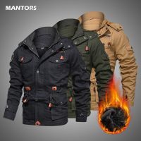 Winter Casual Military Jackets Men Tactical Cargo Jacket Outdoor Fleece Warm Mens Coat 2021 New Multi-pockets Windbreaker Mens