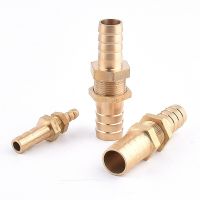 Brass Barb Reducer Pagoda Straight Connector 6-10mm Barbed Joint Hose Pump Bulkhead Pipe Fittings Automatic Irrigation Equipment Valves