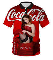 2023 new design- Coca-Cola polo~Coca-Cola high quality fully sublimated polo shirt039