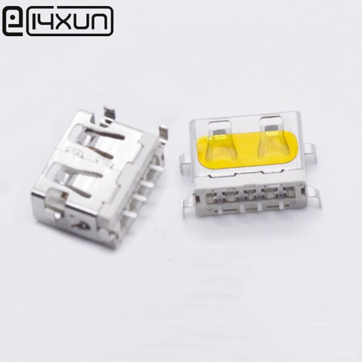 2/5/10pcs USB 2.0 Female Power jack USB2.0 Charging Port Connector for Xiaomi Mobile Power Bank  Wires Leads Adapters