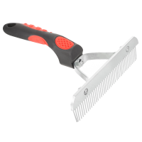 แปรงทำความสะอาดม้า Sweat Scraper หวีผม Grooming Metal Durable Rake Supply อุปกรณ์เสริม Animal Remover Tool