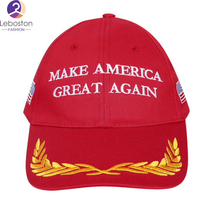 หมวก-leboston-hat-make-america-great-again-หมวก-donald-trump-2016หมวกเบสบอลแบบปรับได้ของ-republican-unisex-adult-black-peace