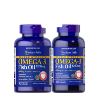 Puritan’s Pride Double Strength Omega-3 Fish Oil 1200 mg / 90, 180 Softgels