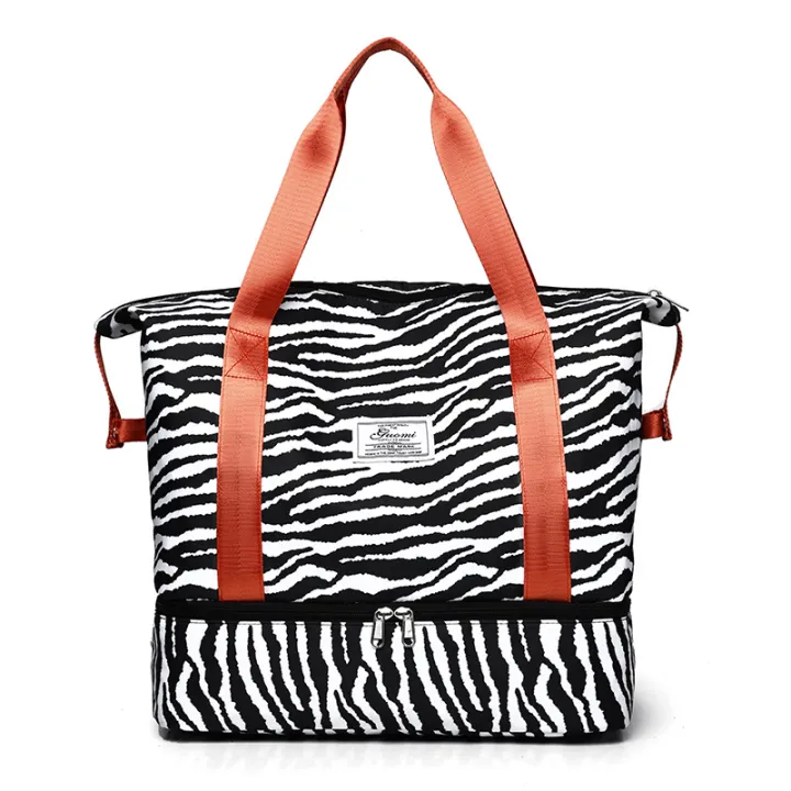 QFDI Bag Duffel bag large capacity bag new dry and wet separation Tote