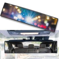 【hot】♕✷  Car Rear Mirror Wide-angle Rearview 300mm Wide View Interior Anti-glare Convex F9E9