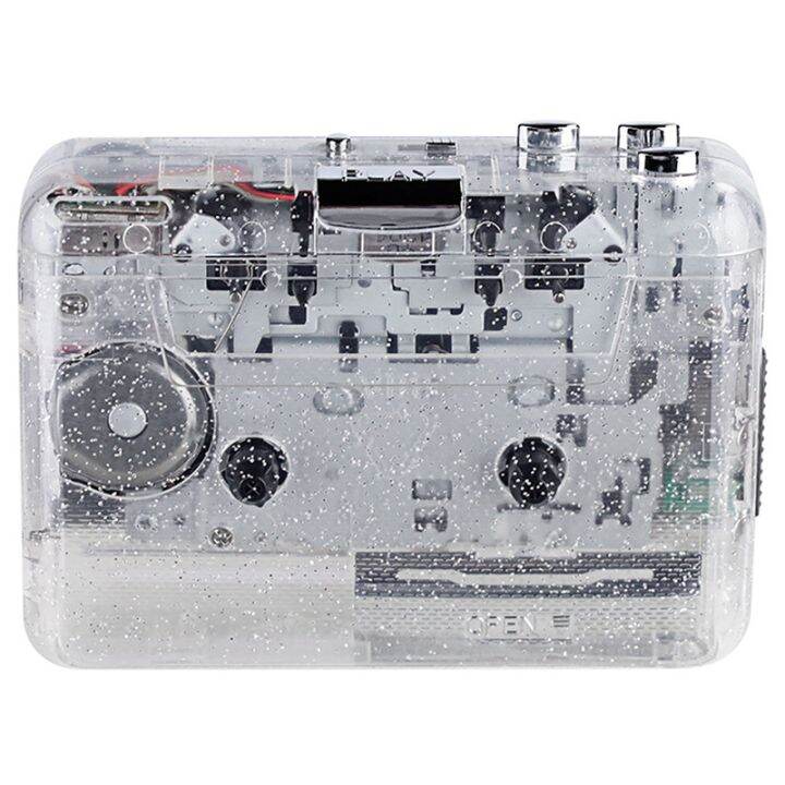 1-set-full-transparent-shell-player-full-transparent-shell-cassette-to-mp3-format-tape-player-plug-and-play-audio-digital-player-for-music