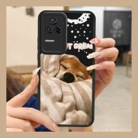 Silica gel funny Phone Case For Redmi K40S/Xiaomi Poco F4 5G Phone lens protection luxurious leather advanced texture