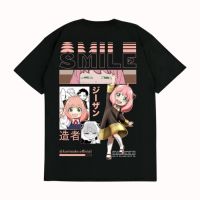 เสื้อยืด ANYA FORGER SPY X FAMILY KAOS ANIME MERAH เสื้อยืดคอตตอนฤดูร้อน เสื้อยืดลายฤดูร้อน S-5XL