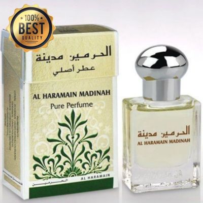 น้ำหอมอาหรับ Al haramain madinah pure perfume alcohol​ free 15 ml