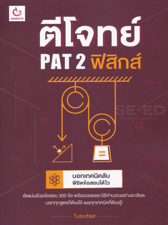 bundanjai-หนังสือคู่มือเรียนสอบ-ตีโจทย์-pat-2-ฟิสิกส์