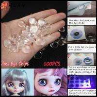 HUAN 100pcs 14mm ใหม่ เครื่องประดับ ของเล่นเด็ก ตุ๊กตาบลายธ์ งานฝีมือ DIY ชิปอายแก้ว อัญมณีเวลา