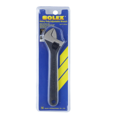 SOLEX ประแจเลื่อน 8 นิ้ว เบอร์ 30512 สีดำ [ส่งเร็วส่งไว มีเก็บเงินปลายทาง]