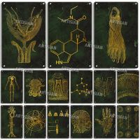 แผ่นตกแต่งกายวิภาคศาสตร์ป้ายโลหะคลินิกทางการแพทย์สำหรับโรงพยาบาลการผ่าตัดอวัยวะกระดูกเส้นประสาทสมองและยีน