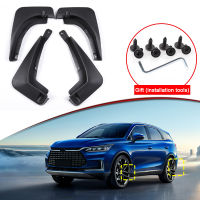 รถจัดแต่งทรงผมสำหรับ BYD TANG EV TAN EV 2022 2023 ABS รถ Mud Flaps Splash Guard Mudguards MudFlaps ด้านหน้าด้านหลัง Fender อุปกรณ์เสริมอัตโนมัติ