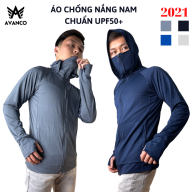 Áo chống nắng nam AVANCO khóa kéo cao che mặt chống tia UV chuẩn UPF50+ thoáng mát thumbnail