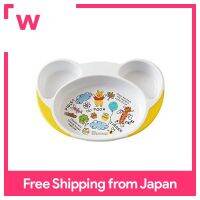 Skater Plate for children Easy to scoop Childrens tableware Baby lunch plate Poo sketch Disney 22.7×15.7×H3.6cm WP7