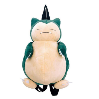 Snorlax Plush Backpack Kindergarten Cartoon School Bag Lightweight Childrens Coin Purse Fashion All-match Student Diagonal Bag