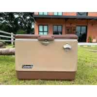 COLEMAN 54 QT STEEL BELTED COOLER (Butternut)