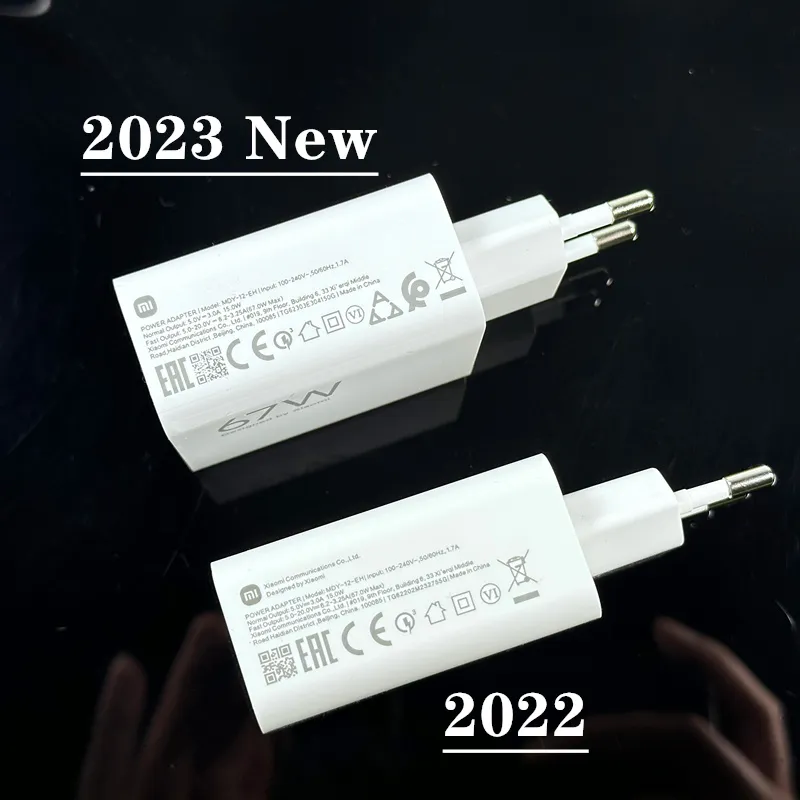 Xiaomi Charger 67W EU Fast Charge Power Adapter 6A Type C Cable For Xiaomi  12 11 POCO X5 X4 Pro Redmi Note 9 10 11 Pro