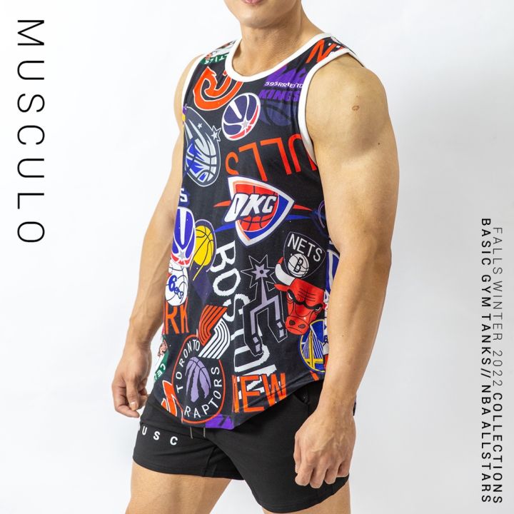 miinshop-เสื้อผู้ชาย-เสื้อผ้าผู้ชายเท่ๆ-เสื้อกล้าม-musculo-รุ่นเบสิก-nba-all-star-team-เสื้อผู้ชายสไตร์เกาหลี