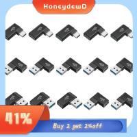 HONEYDEWD 5pcs โทรศัพท์มือถือสำหรับมือถือ หญิงกับชาย ขั้วต่อ USB C 10กิกะบิต USB 3.0เป็น Type-C ตัวแปลงสัญญาณ อะแดปเตอร์ OTG