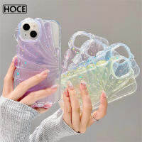 HOCE เคสโทรศัพท์อีพ็อกซี่ปักเลื่อมดาวระยิบระยับ3มิติสำหรับ iPhone 14 13 12 11 Pro Max คริสตัลน่ารักกรอบแบบนิ่มใสกันกระแทก