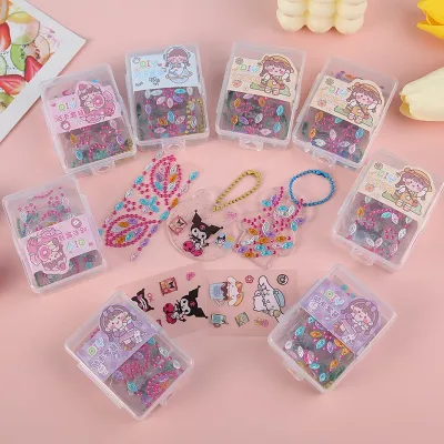 【CC】♧❅  Guka Set Stickers Childrens Goo Plate Card Material Sticker With Student Stationary Accessory
