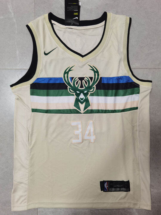 ready-stock-2022-2023-newest-hot-sale-mens-milwaukee-bucks-34-giannis-antetokounmpo-beige-swingman-jersey-city-edition