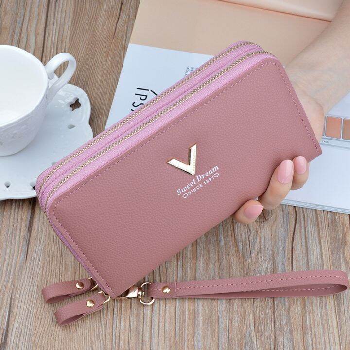 double-zipper-hand-wallet-2022-new-womens-wallet-long-fashion-large-capacity-double-decker-wallet-mobile-phone-bag