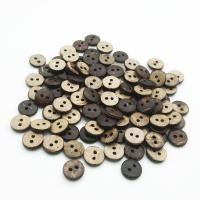 【YF】✚▤  10mm 50PCS Eco-friendly Wood Clothing 2Holes Children Scrapbook Sewing Accessories