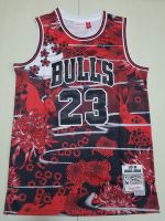 ขายดีผู้ชายชิคาโกบูลส์ไมเคิลแอนด์เดนนิสร็อดแมน Mitchell Ness 1997-98เสื้อเจอร์ซีย์ไม้เนื้อแข็งคลาสสิกสีแดง