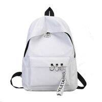 【❉HOT SALE❉】 ding26992525811481 Backpack25ผู้หญิงกันน้ำเป้สะพายหลังผ้าใบกระเป๋านักเรียนสำหรับสาววัยรุ่นกระเป๋าเป้ปะติด