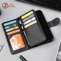 [COD] Multi-functional genuine leather phone case for iphone11 multi-slot