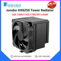 Jonsbo HX6250 6ท่อความร้อนหม้อน้ำระบายความร้อนด้วยอากาศ14ซม. พัดลม CPU แบบกราฟิกสำหรับ Intel LGA 1700 115X1200 2011 2066 AMD AM4