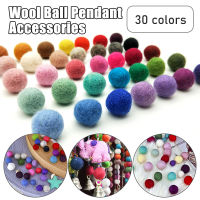 10/30pcs 2cm Wool Felt Balls รอบ Felt Pom Poms สีผสมขายส่ง 30 สีเด็กของเล่น Xmas Decor DIY เย็บหัตถกรรม-qlcaee181