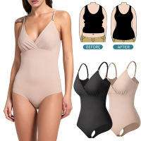 ผู้หญิงบอดี้สูท shapewear ที่ไร้รอยต่อเรียบ Body S haper ท้องควบคุมรัดตัวด้านบนหน้าท้องท้องแบนหลังคลอดเอว TRA. Fayas