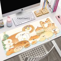 แผ่นรองเมาส์น่ารัก Combo Table Pad แผ่นรองเมาส์ขนาดใหญ่ Kawaii อุปกรณ์เกมคอมพิวเตอร์แล็ปท็อปแป้นพิมพ์คอนโซล MacBook แผ่นรองขนกันน้ำ