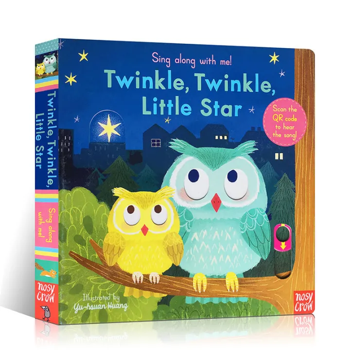 Sing along with me English original picture book twinkle, twinkle, little star children's songs