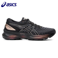 Asics 2023 N22 GEL-NIMBUS22กีฬามืออาชีพกันกระแทกระบายอากาศได้รองเท้าวิ่งซามูไรสีดำ