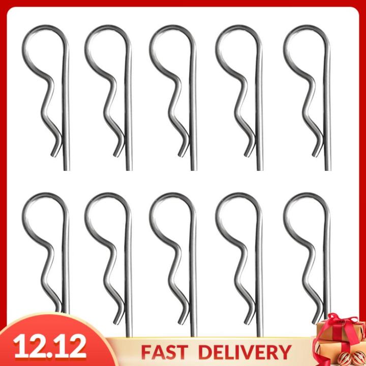 Aayang 10 Pieces Marine Stainless Steel R Retaining Clip Spring Cotter