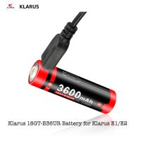 Klarus 18GT-E36UR 18650 3600mAh 3.6V Li-ion Battery for Klarus E1/E2 Flashlight