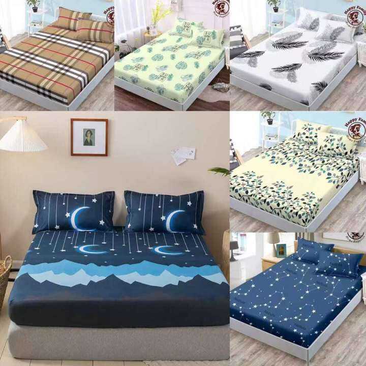 cod mimiyya 3in1 Garterized Bedsheets Single and Queen Size Semi Cotton