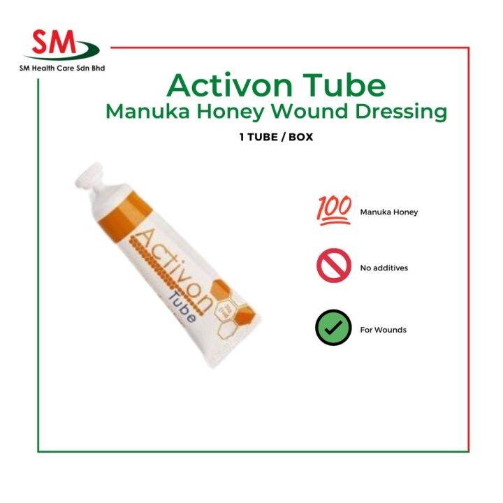 New ! Activon Tube Manuka Honey Wound Dressing Lazada