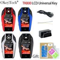 JHTJHNDTGFJHND สไตล์ใหม่หลายภาษา TK800 LCD สมาร์ทคีย์ดัดแปลงบูติก Universal Remote Car Key สำหรับ Hyundai/audi/ford สำหรับ BMW สำหรับ Benz