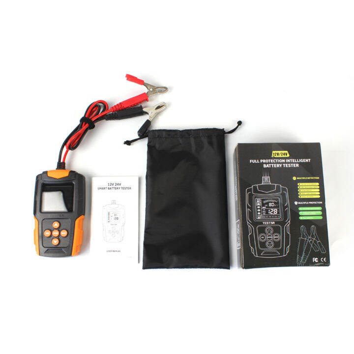 SOMAN 12v24v Portable Professional Car Battery Tester Cca Digital Battery Analyzer Measurement