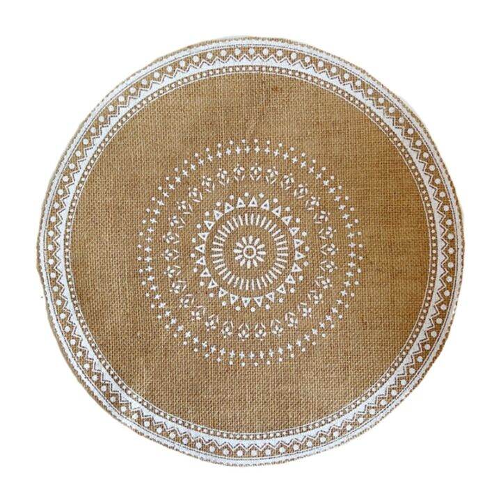 cw-mandala-round-placemat-boho-woven-macrame-fringe-tassels-table-resistant-cup-plate-coaster